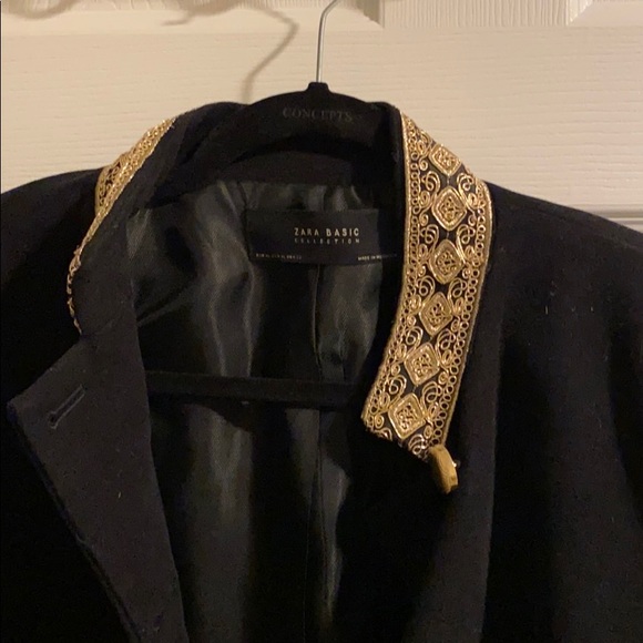 Zara black and gold inspired balmain jacket - Picture 3 of 5